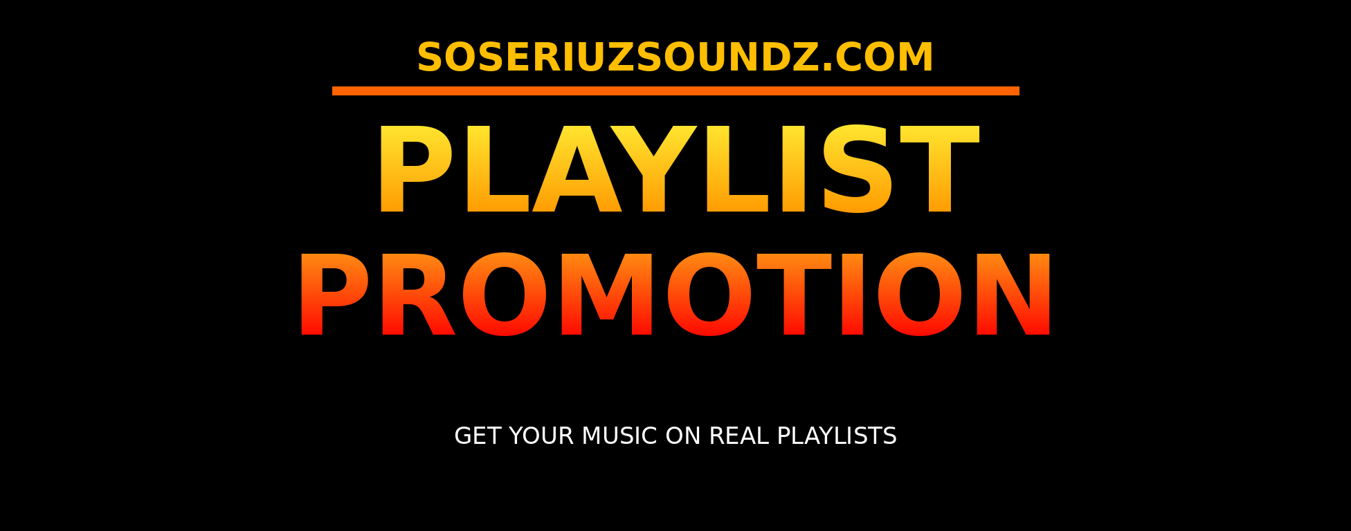 Playlist promotion services